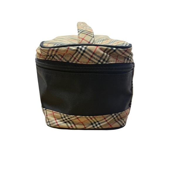 Authentic BURBERRY Nova Check Vanity Case Cosmetic Bag Zip Pouch Plaid | COA - Picture 3 of 12